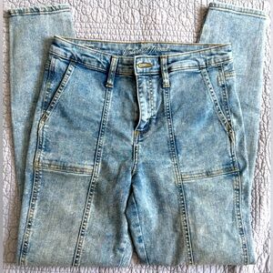 High rise, stretchy, skinny jeans